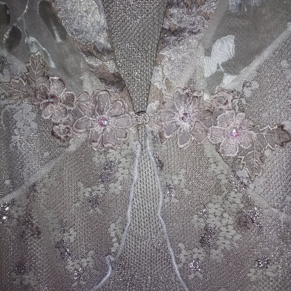 SPENCER ALEXIS 2PC CREAM BEIGE & GOLD METALIC - Picture 7 of 7